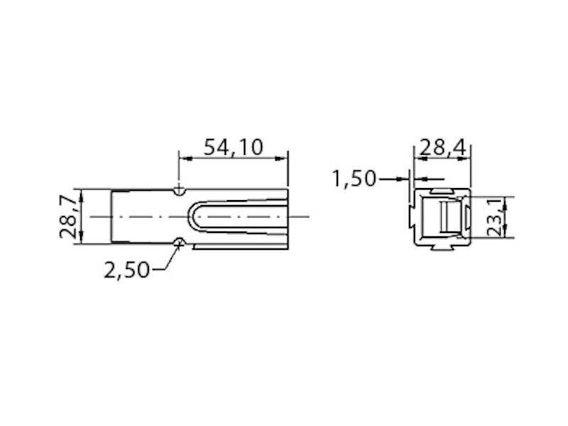 Encitech Connectors AB Gehäuse hermaphroditisch 1 polig 180 A grün, anreihbar-1