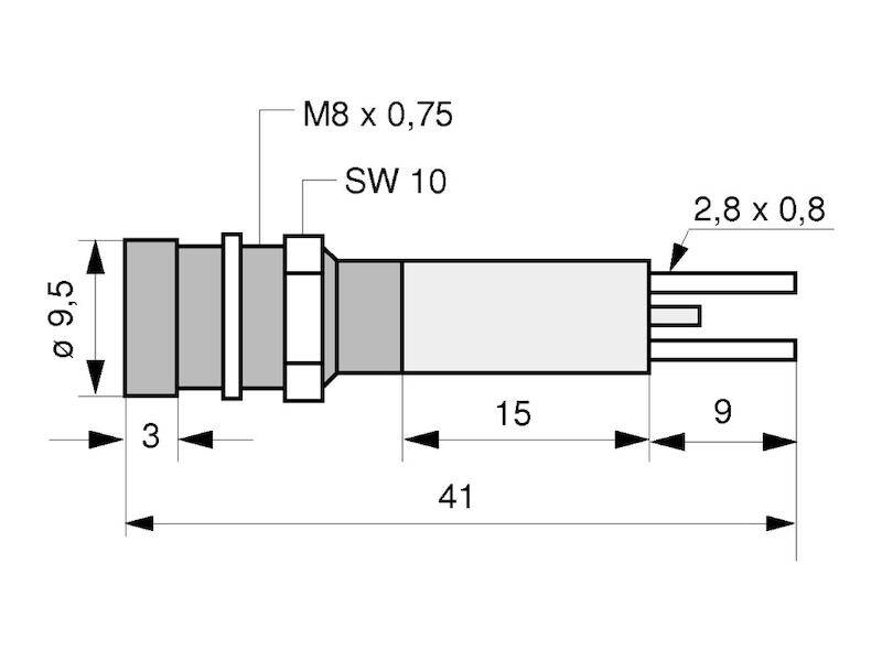 CML Innovative Technologies LED-Anzeiger Innenreflektor IP67 grün 32 mcd-1