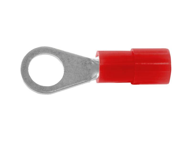 VOGT 100x Kabelschuh-Ring M5 1,0 bis 0,5 mm² Kupfer rot