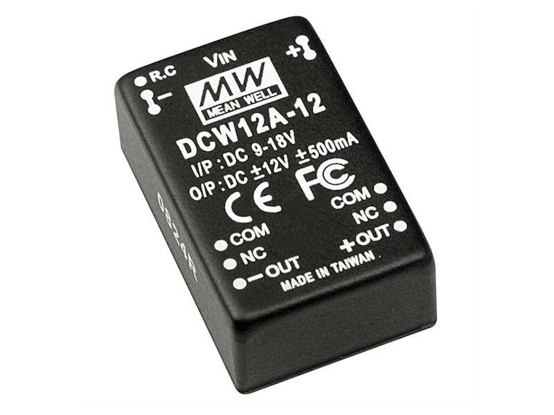 Mean Well DC/DC Wandler Serie DCW12 DIP24 12 V 500 mA 12 W-0