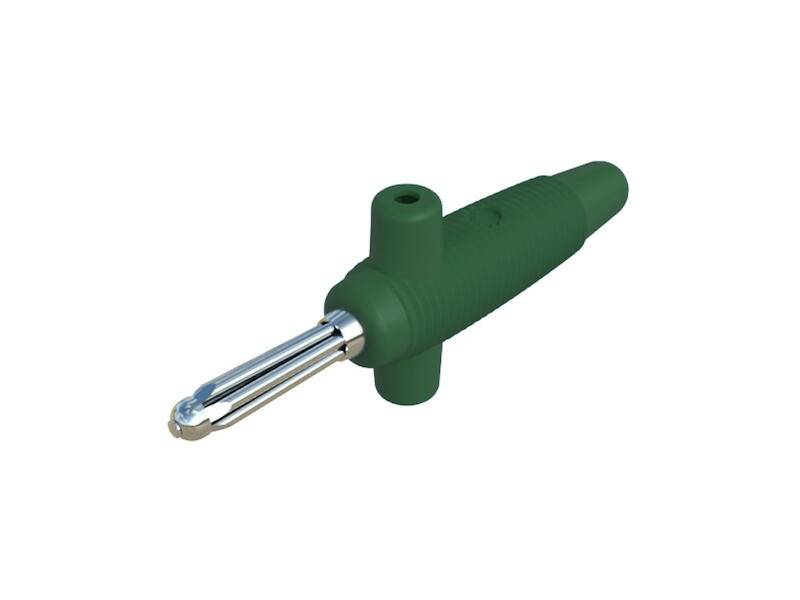 HIRSCHMANN Test & Measurement BÜLA 300 K Büschel-Stecker grün-0