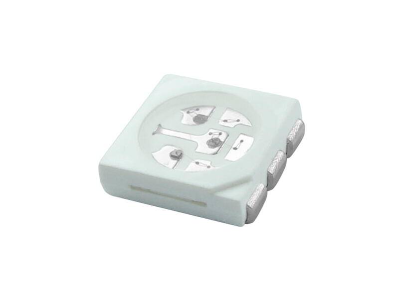 HuiYuan Opto-Electronic SMD LED 5050 klar rot/blau/grün 623/522/468 mn 1100/1700/1350 mcd-0