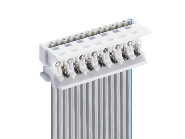 Lumberg Connect MICA 10 Micromodul-Steckverbinder für indirektes Stecken, in Schneidklemmtechnik (SKT), mit Verrastung,