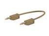 Stäubli LK205 Messleitung Lamellenstecker 2 mm Lamellenstecker 2 mm 30.00 cm Braun 1 St.