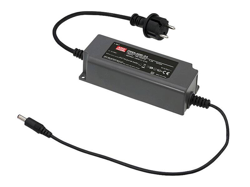 Mean Well Tisch-Netzteil extern Serie OWA-60E 60 W 12 V 5 A IP67