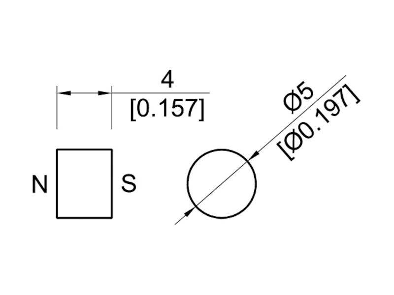 StandexMeder Permanentmagnet SmCo5 5 x 4 mm-1