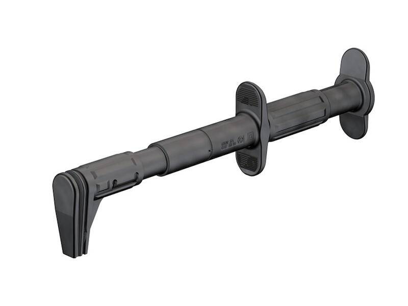 Stäubli GRIP-F Sicherheits-Flachmessabgreifer schwarz mit 4 mm Buchse-0