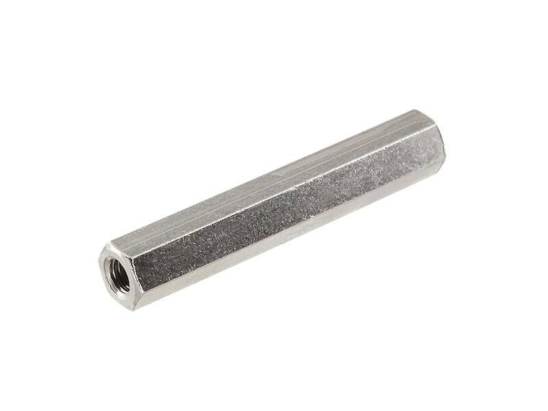 econ connect Abstandsbolzen Messing Gewinde M3 Länge 30 mm mit Innengewinde / Innengewinde VE = 1000 Stück-0