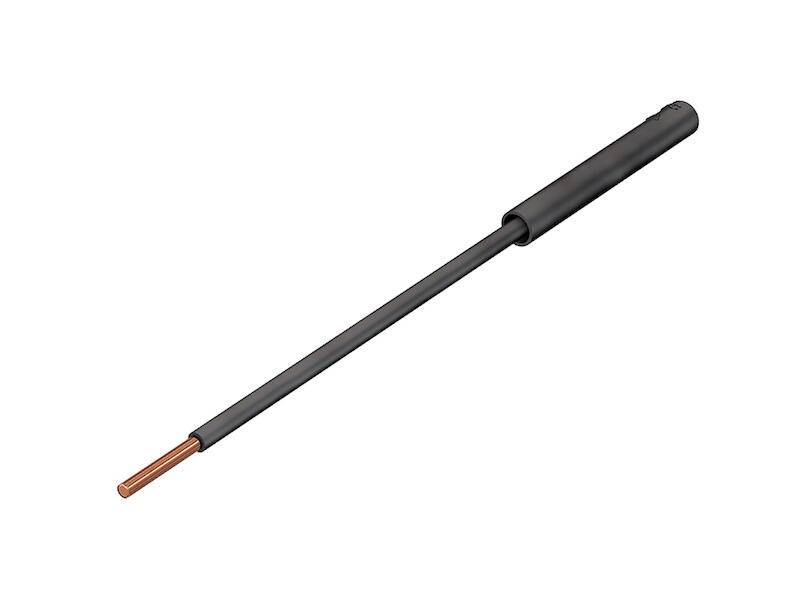 Stäubli A-SLK4-R Adapter isoliert schwarz aus biegsamen Kupfer mit 4 mm Buchse-0