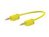 Stäubli LK205 Messleitung Lamellenstecker 2 mm Lamellenstecker 2 mm 15.00 cm Gelb 1 St.