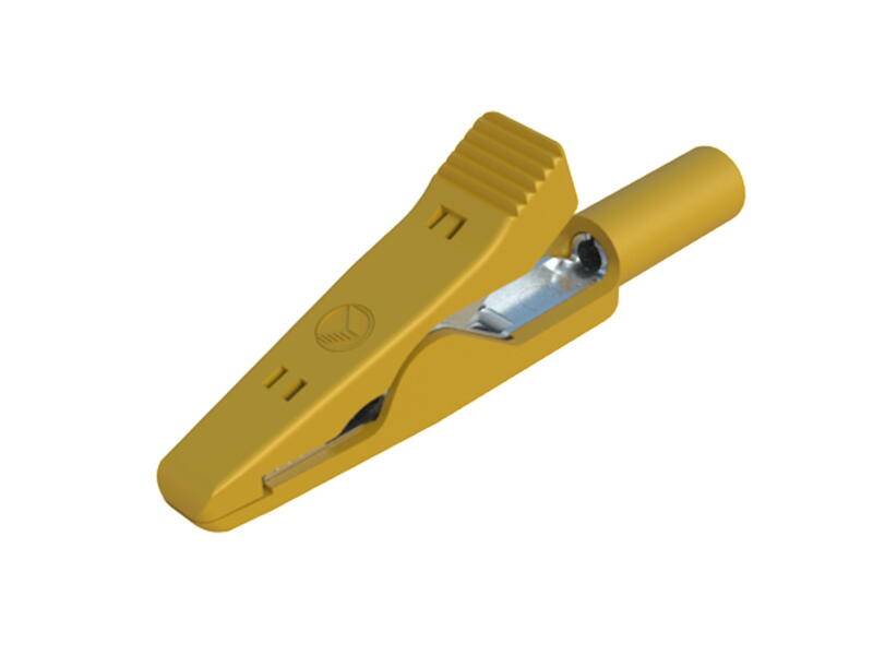 HIRSCHMANN Test & Measurement MA 1 crimp Miniatur-Abgreifklemme gelb-0