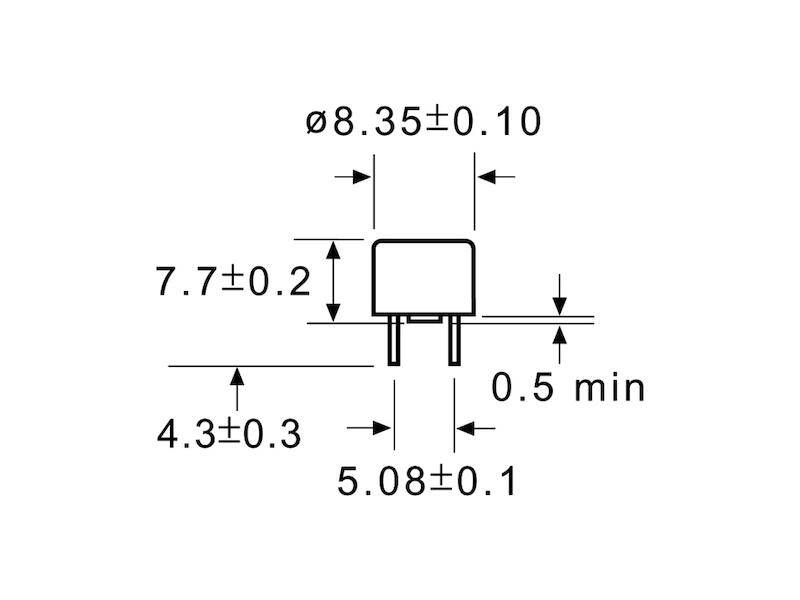 BEL Fuse Sicherung träge radial 6,3 A-1