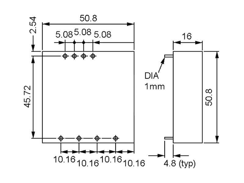 Mean Well DC/DC Wandler Serie SDM30 DIP2 12 V 2,1 A 25 W-1
