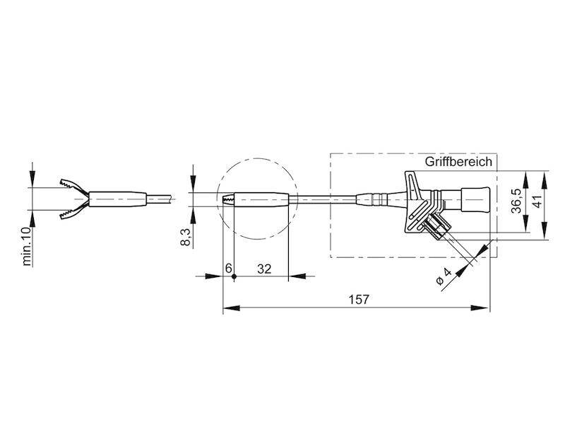 HIRSCHMANN Test & Measurement KLEPS 2800 Klemm-Prüfspitze schwarz-1