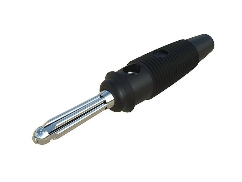HIRSCHMANN Test & Measurement BÜLA 30 K Büschel-Stecker schwarz-0