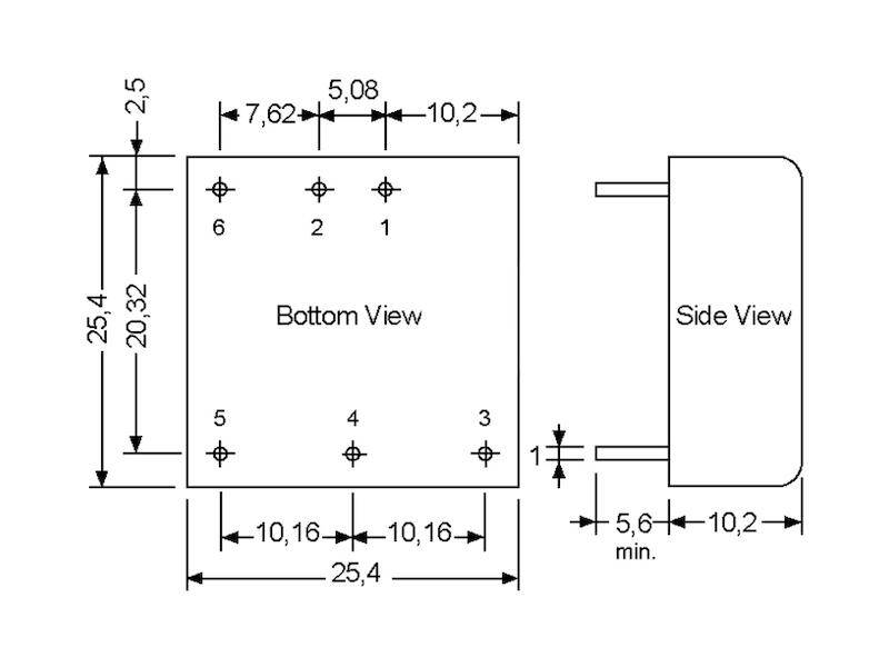 Mean Well DC/DC Wandler Serie SKMW30 DIP1 12 V 2,5 A 30 W-1
