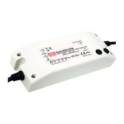 MEAN WELL HLN-60H-36A LED-Treiber, LED-Trafo Konstantspannung, Konstantstrom 61 W 1.7 A 21.6 - 36 V/DC dimmbar, PFC-Scha-0