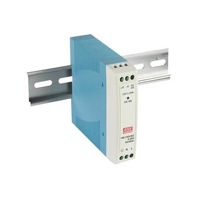 MW Mean Well MDR-10-15 Hutschienen-Netzteil (DIN-Rail) 15 V/DC 0.67 A 10 W Anzahl Ausgänge:1 x Inhalt 1 St.