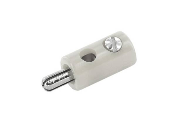econ connect HO-Stecker 2,5 mm weiß