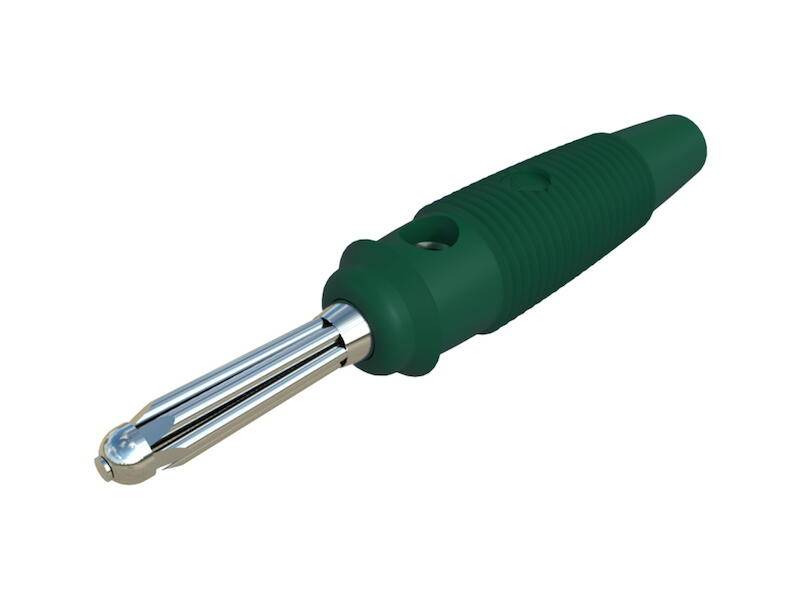 HIRSCHMANN Test & Measurement BÜLA 20 K Büschel-Stecker grün-0