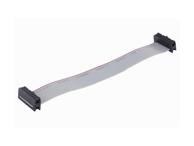 econ connect Flachbandkabel Rastermaß 1,27 mm konfektioniert mit IDC-Verbinder 10 polig schwarz 150 mm-0