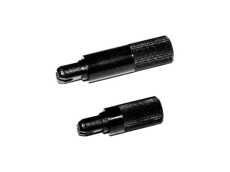 PIHER Steckachse schwarz hohl für 15 mm Trimmpotentiometer-0
