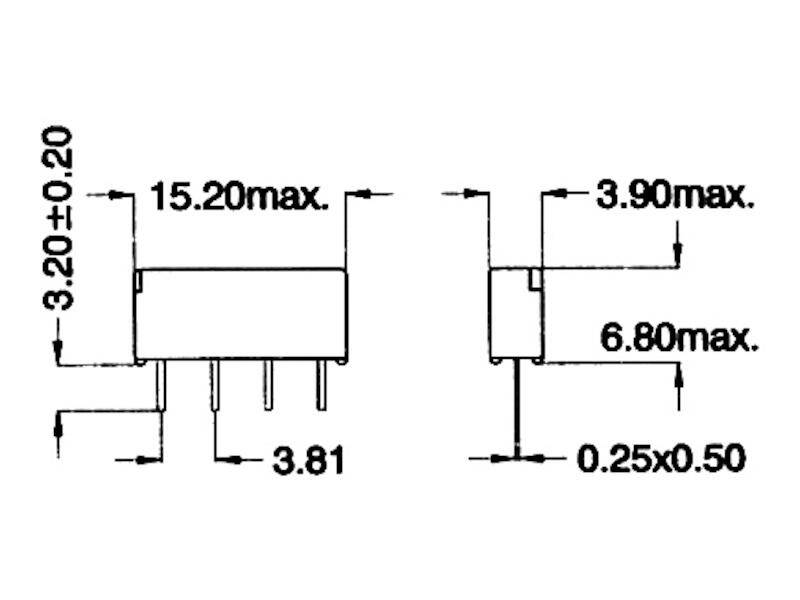 StandexMeder Reed Relais THR Schließer 0,4 A 200 V-2