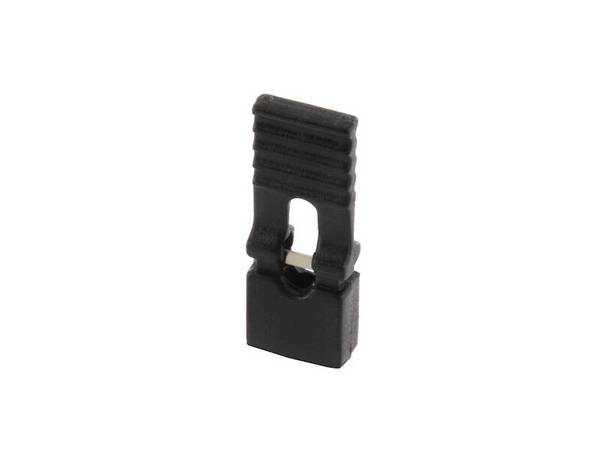 econ connect Shunt-Stecker mit Zuglasche schwarz Rastermaß 2,54 mm