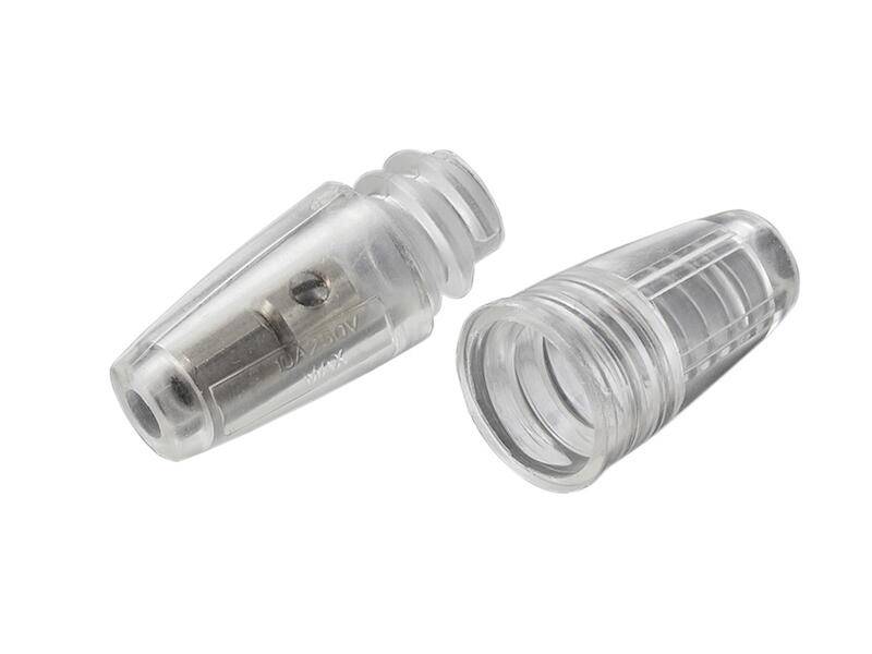 Sicherungshalter geschlossen für Sicherungen 5 x 20 mm, transparent-1