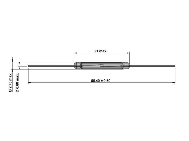StandexMeder Reed Schalter THR Schließer 1 A 1000 V-1