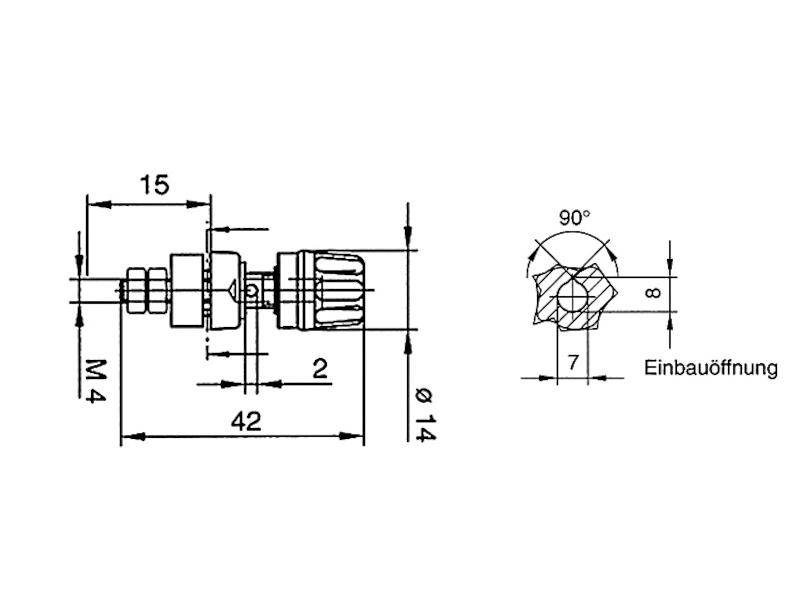HIRSCHMANN Test & Measurement PKI 10 A Polklemme gelb-1