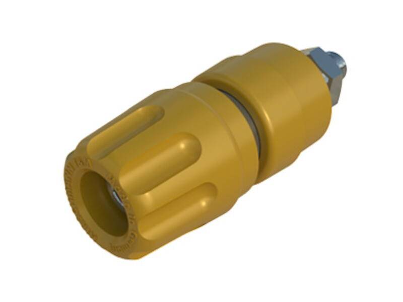 HIRSCHMANN Test & Measurement PKI 10 A Polklemme gelb-0