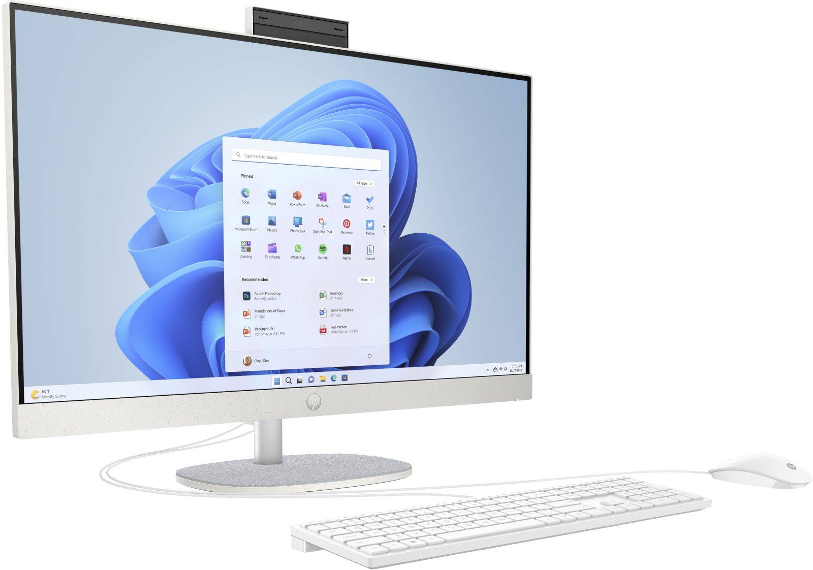 HP 27-CR0007NG AiO 27" FHD R5-7520U 16GB/512GB SSD Win11 8Y3Q4EA#ABD weiß-2