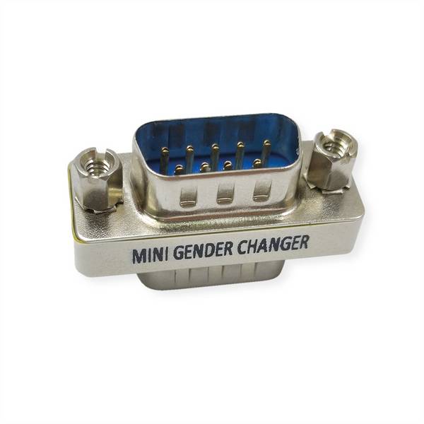 VALUE Mini Gender Changer, 9pol. Stecker-Stecker