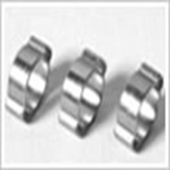2-Ohr Klemmen Schlauchschelle Schlauchklemme, verzinkt, Größe 18-21mm, W1, 100 Stück-0
