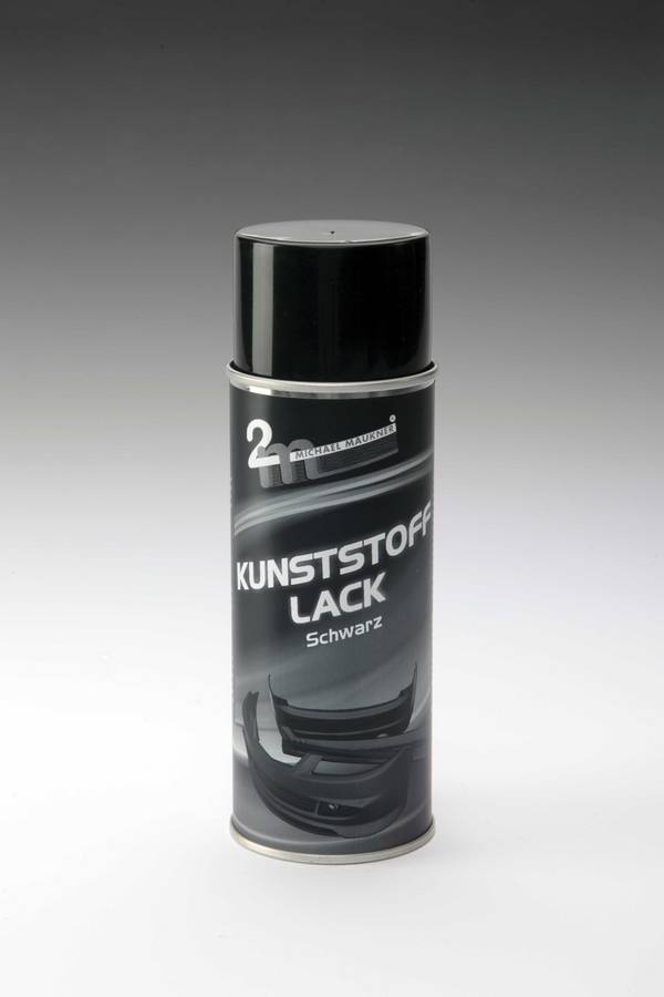 2M Kunststofflack Spray schwarz, 400ml Dose