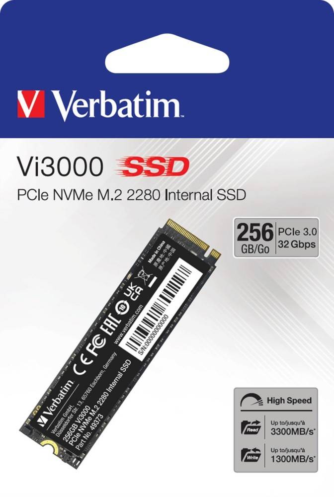 2 Stk. Verbatim SSD 256GB PCIe 49373-0