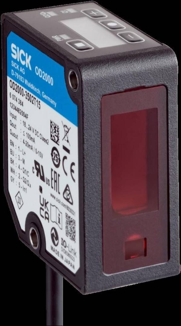 Sick OD2000-3502T15, Laser-Abstandssensor, P/n: 6074384