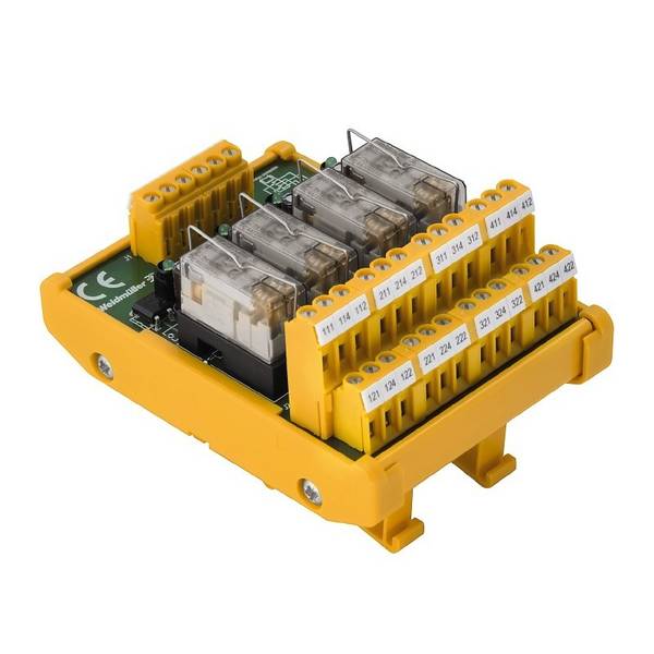 Weidmüller Relaisplatine mit Anzeige, LED 1 St. RSM-4 115VAC/DC 1CO Z 1 Wechsler 115 V DC/AC Piece