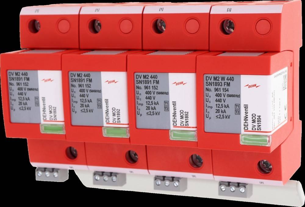 DEHN Kombi-Ableiter Typ1+2 Ventil M2 880 DV FM-0