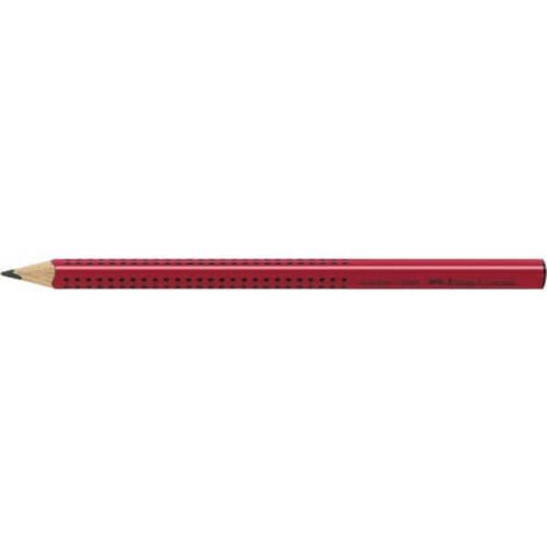 Schulbleistift Jumbo Grip, rot FABER CASTELL 111921