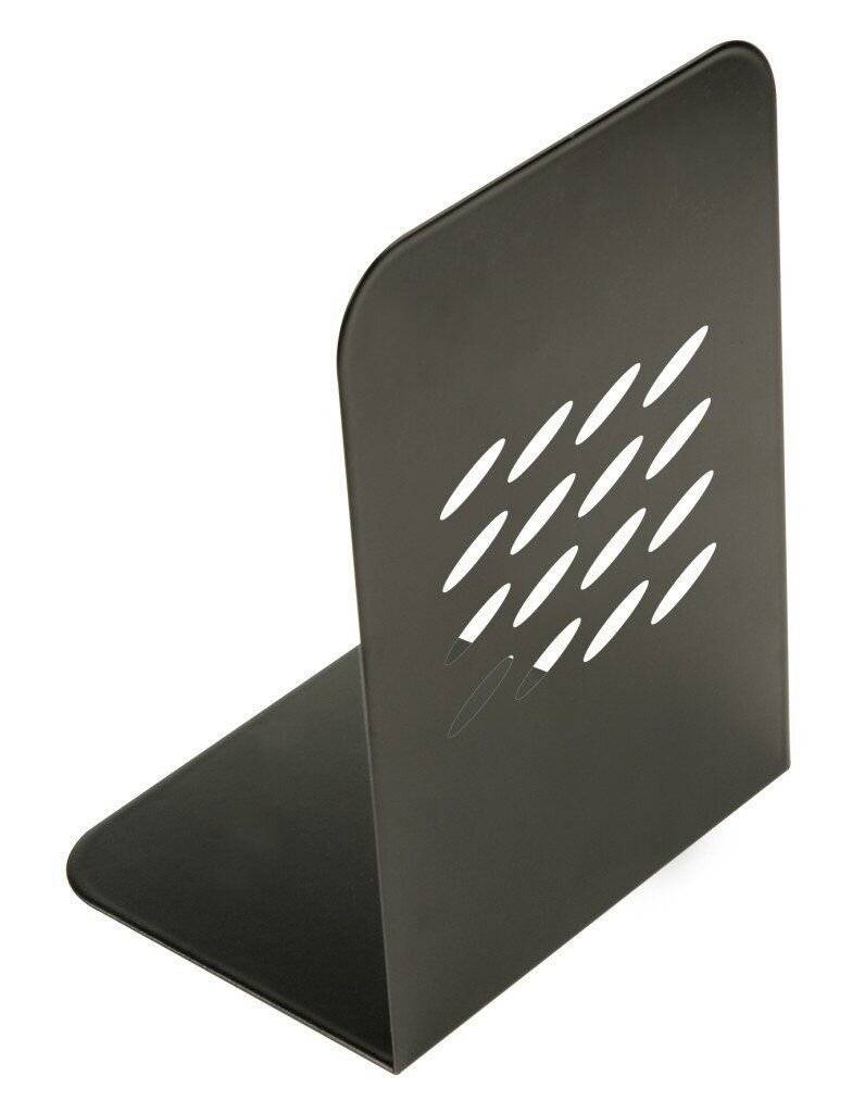 Buchstützen - schwarz, 134 x 190 x 110 mm, 2-0