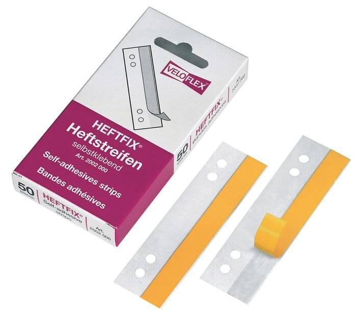 Heftstreifen HEFTFIX 3x10,5cm tr 50 St./Pack. - Artikel: 125241203-3