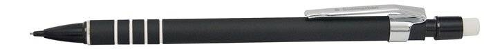 Druckbleistift 0,7mm HB mit Radierer schwarz-4