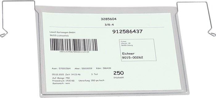 EICHNER 9219-10010 Dokumententasche B330xH245 mm DIN A4 quer 10 Stück-2