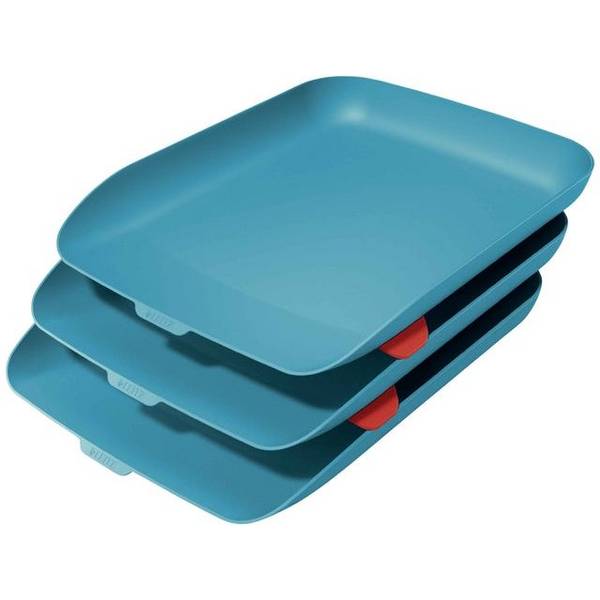 Briefkorb Cosy A4 PS blau 3 St./Pack. - Artikel: 127020050