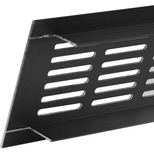 Sockelgitter Aluminium schwarz 400x100mm RA1040B-0