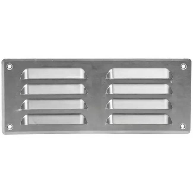 Lüftungsgitter Metall 260x105 mm aluminium - MR26105Al-0