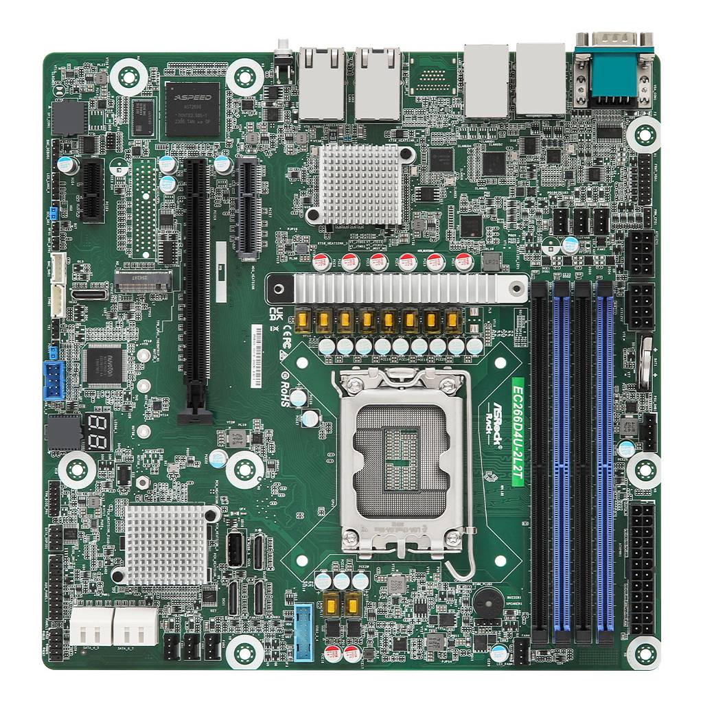 EC266D4U motherboard Intel C266 Lga 1700 micro Atx - Mainboard - Intel Sockel 17-1