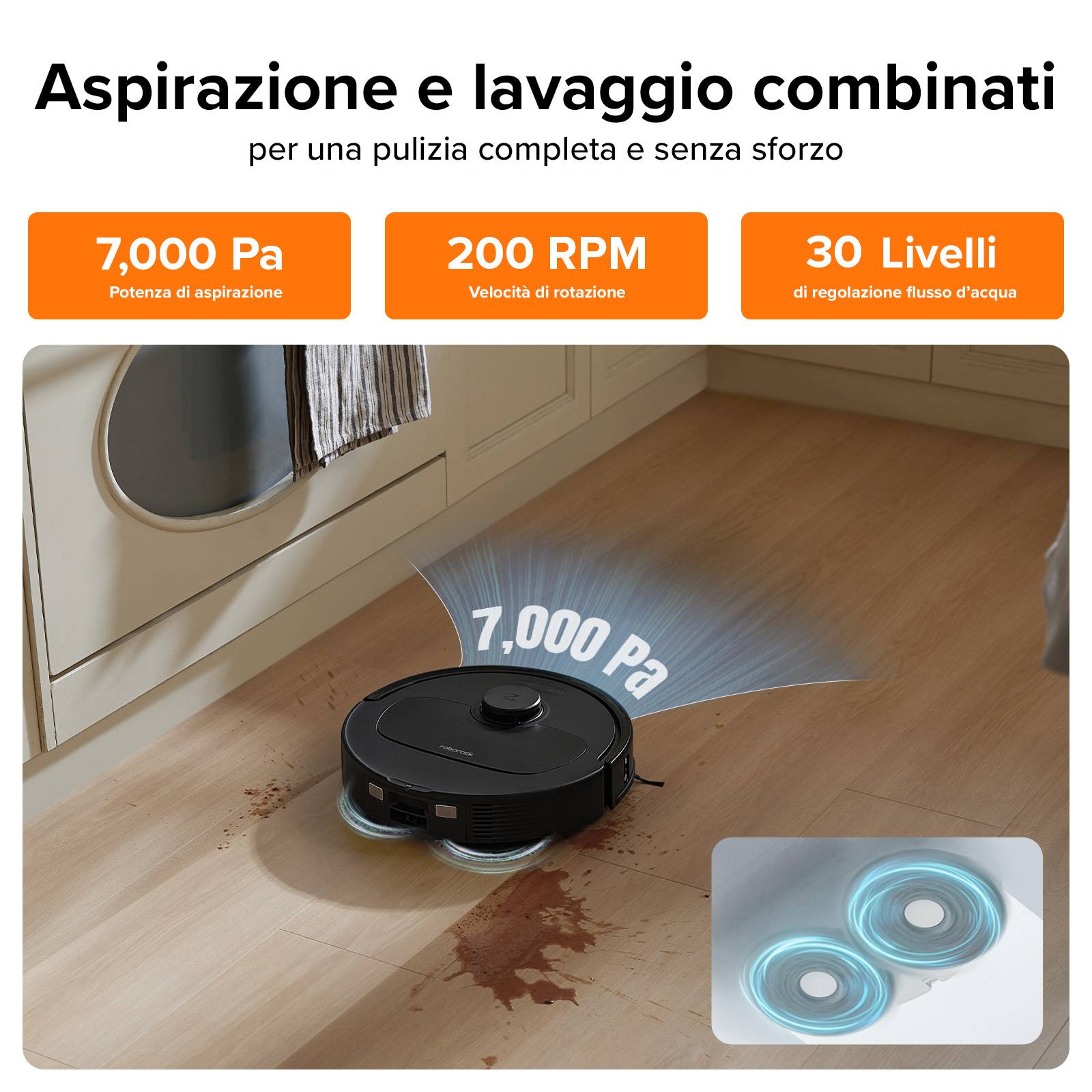 Roborock Saug- und Wischroboter Qrevo Plus Schwarz-2